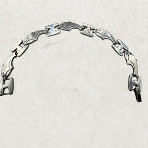 Vintage Massive Sterling Silver Taxco Bracelet 925